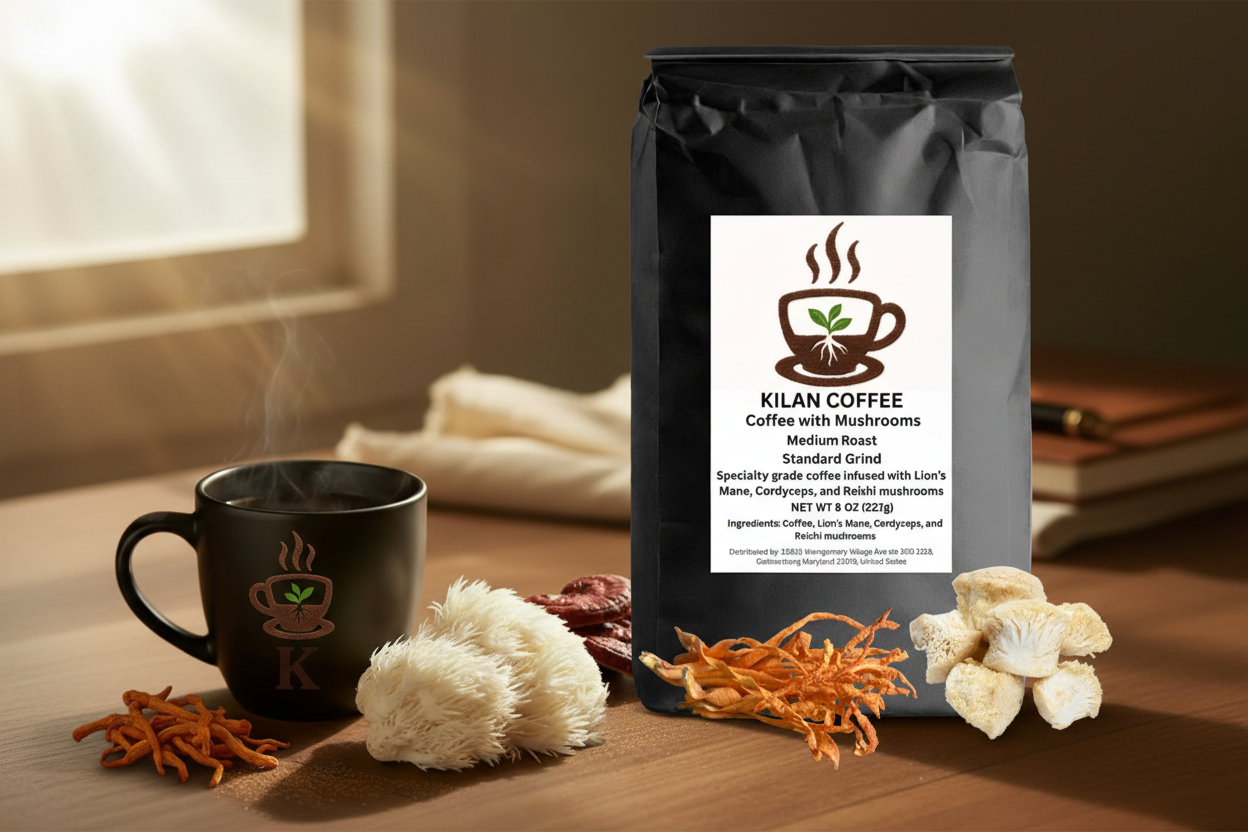 Mushroom Coffee Showcase