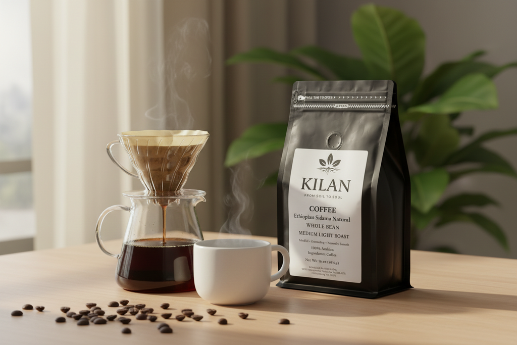 Pour-Over Morning Scene